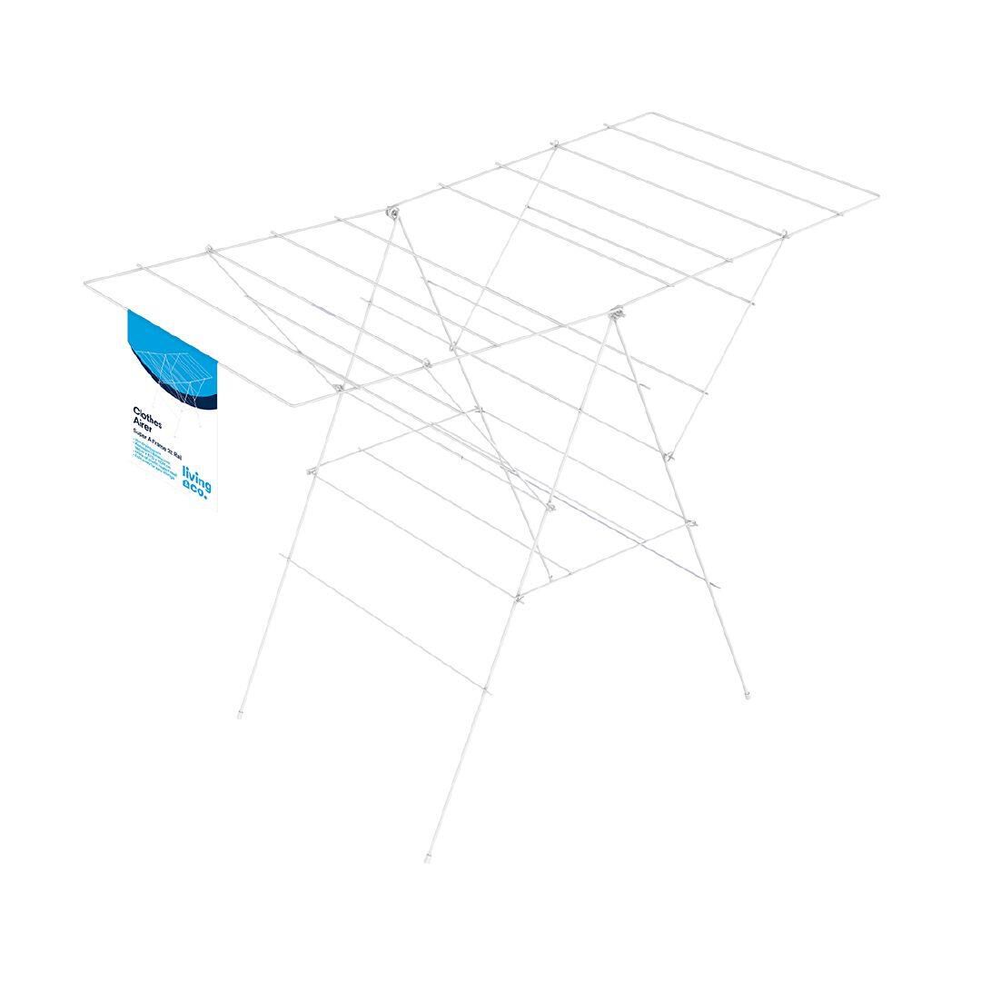 Living Co Super A Frame Airer White Warehouse Stationery NZ