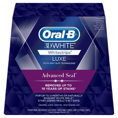 Oral-B White Luxe Advance Seal Whitening Strips 14 Pack