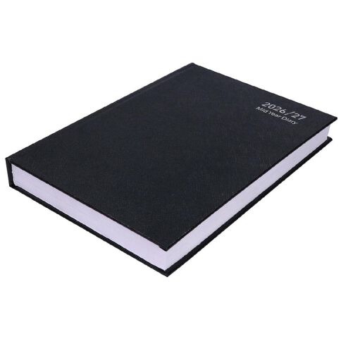 WS Mid Year Diary Black Date To Page A5 26-27