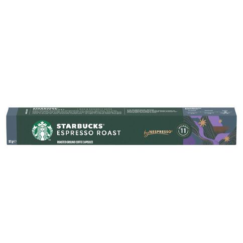 Starbucks by Nespresso Coffee Capsule Espresso Roast Capsules 10 Pack