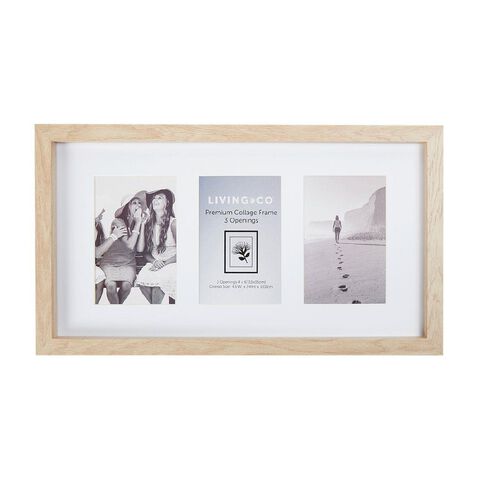 Living & Co Premium Collage Frame 3 Opening 4in x 6in