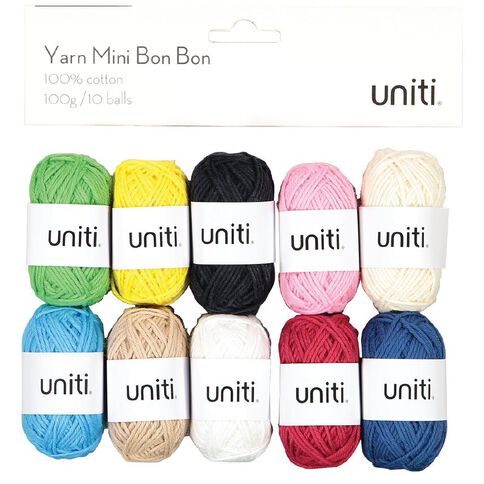 Uniti Mini Bon Bon Cotton Yarn 10 Pack