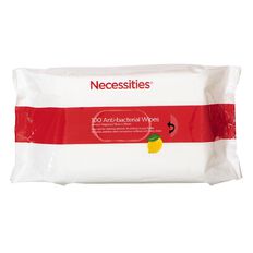 Necessities Brand Anti Bacterial Wipes 100s