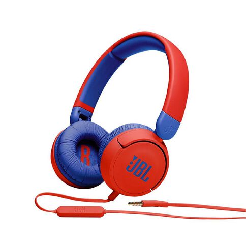 JBL JR310 Kids On-ear Headphones Red Red Mid