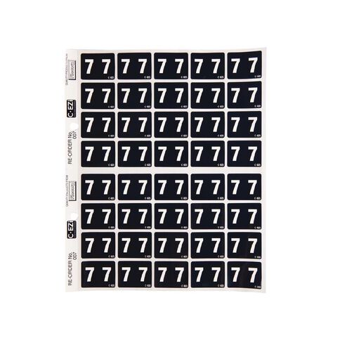 Filecorp Coloured Labels 7 Black
