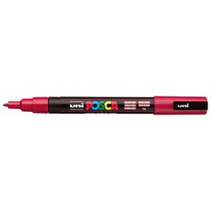Uni Posca Marker 0.9-1.3mm Fine Red Dark