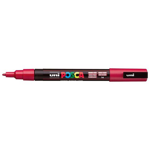 Uni Posca Marker 0.9-1.3mm Fine Red Dark