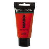 Reeves Fine Acrylic Paint Orange 75ml
