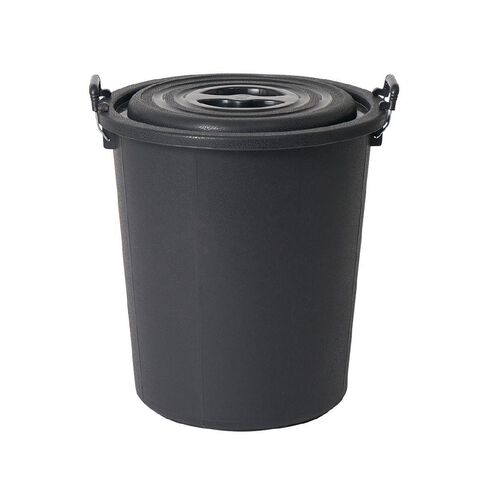 Living & Co Heavy Duty Bin 43L Black