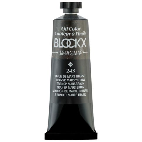 BLOCKX Oil Tube 35ml S3 243 Transparent Mars Brown