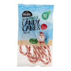 Nice Nafnac Minty Candy Canes 10 Pack 125g