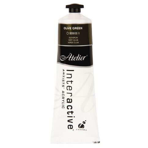 Atelier S1 Acrylic Paint Olive Green 80ml