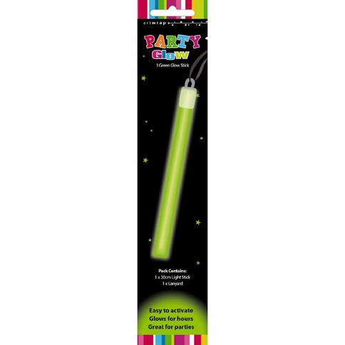 Artwrap Glow Stick Lanyard Green 20cm