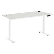 Jasper J Emerge Elec Height Adj Desk Dual Motor 3 Stage 1800 WhtWht