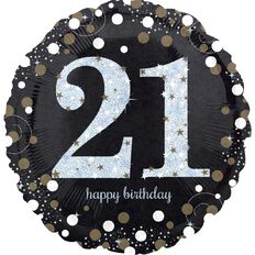 Anagram 45cm Standard Sparkling 21 Balloon