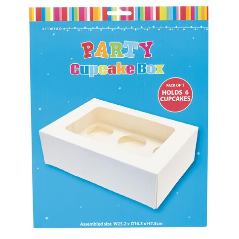 Artwrap Cupcake Box 25.4cm x 16.5cm x 7.8cm