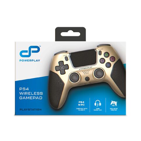 PowerPlay PS4 Wireless Controller Gold