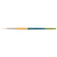 Princeton Snap Brush Short Handle Taklon Round 4 White