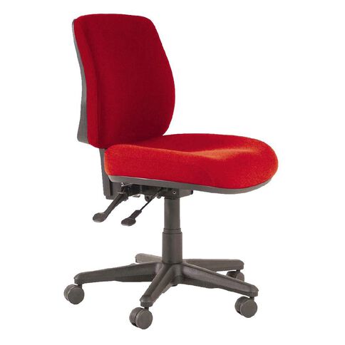 Buro Seating Roma 2 Lever Midback Chair Red Mid