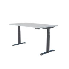 Accent Quick Ship Premium Electric Desk Black/Silver 1500 x 800