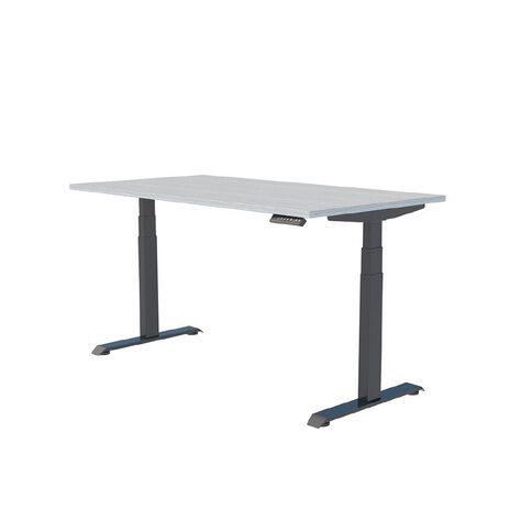 Accent Quick Ship Premium Electric Desk Black/Silver 1500 x 800
