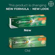 Berocca Energy Vitamin B & C Orange Flavour Effervescent Tablets 15 Pack