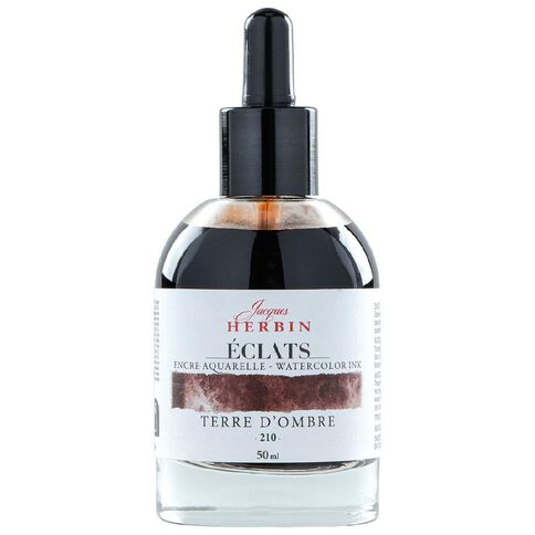 Jacques Herbin Eclats Watercolour Ink 210 Umber 50ml