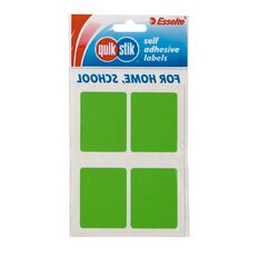 Quik Stik Labels Mr3545 28 Pack Fluoro Green