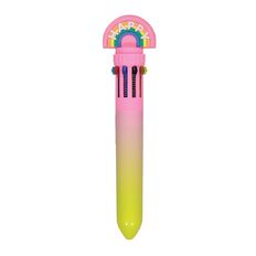 Kookie Novelty 10 Colour Pen Rainbow Multi-Coloured
