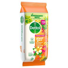 Dettol Fusion Multipurpose Wipes Tropical Burst 110s