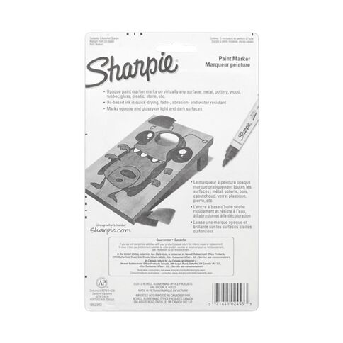 Sharpie Oil-Based Paint Marker Medium Point Assorted 5 Pack
