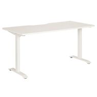 Jasper J Emerge Straight Scallop Desk 1800 White/White