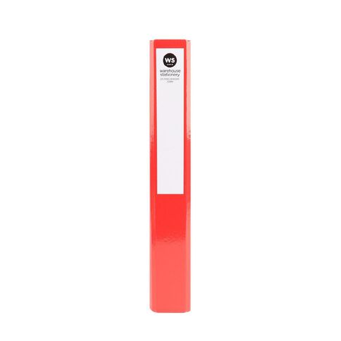 WS Ringbinder 2D 25mm Red Red Mid A4