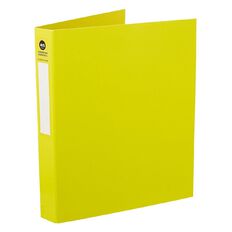 WS Ringbinder 2D 25mm Yellow A4