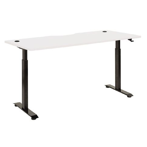 Jasper J Emerge Pneumatic Height Adjustable Desk 1800 Black/White