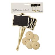 Uniti Mini Chalkboard Stands 5 Pack