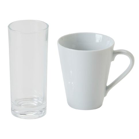 Living & Co Dining Starter Set White 54 Piece