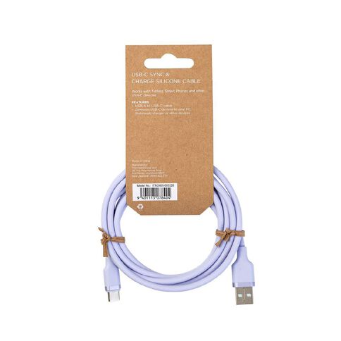 Spring Picnic USB-C Cable 2m Purple