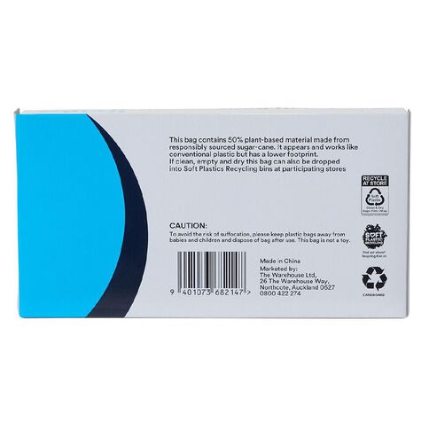 Living & Co 50% Plant-Based Sandwich Bags 30 Pack