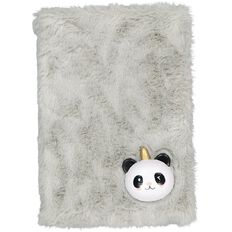 Kookie Novelty Notebook Hardcover Squishy Panda Grey Mid