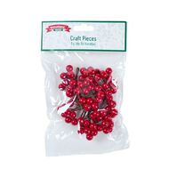 Wonderland Novelty Berry/Pine Christmas Craft Pieces Assorted