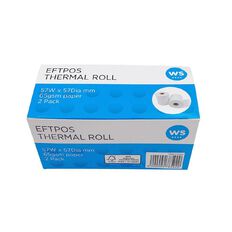 WS Eftpos Roll FSC Paper 65gsm 57mm x 57mm
