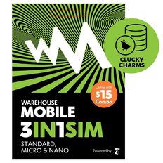 Warehouse Mobile $15 Combo SIM