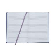 Uniti Floral A5 Hardcover Notebook Leaf Purple Mid A5