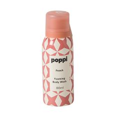 Poppi Foaming Body Wash Mini 80ml Peach