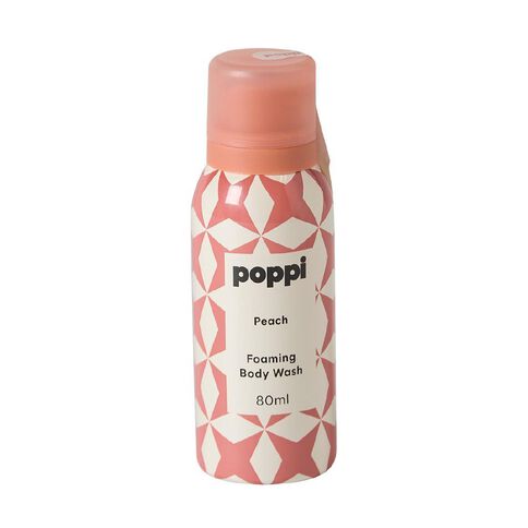 Poppi Foaming Body Wash Mini 80ml Peach