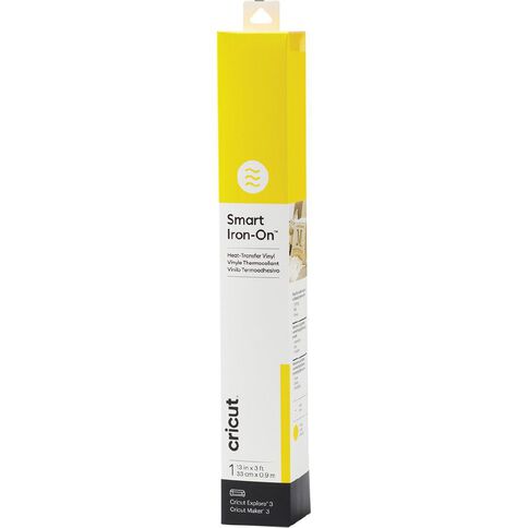 Cricut Smart Iron On Vinyl 13 Inch X  3 Feet Yellow Mid