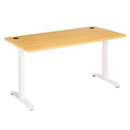 Jasper J Emerge Metal Leg Desk 1800 Beech/White