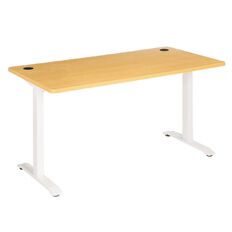 Jasper J Emerge Metal Leg Desk 1800 Beech/White