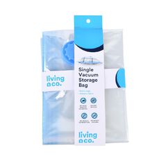 Living & Co Vacuum Storage Bag Extra Large Single Clear